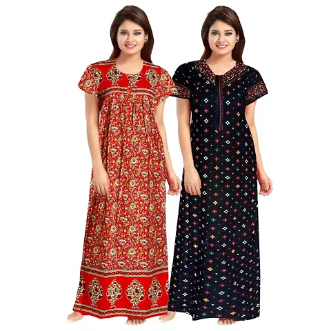 Elegant Nighty For Women Pack Of 2