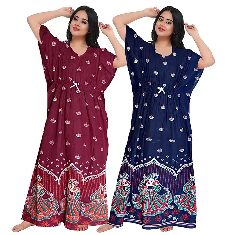 Hot Selling Cotton Nighty Women's Nightwear 