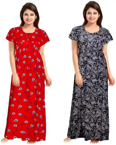 Stylish Fancy Nighty For Women Pack Of 2