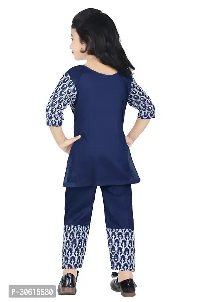 Stylish Cotton Printed Kurti Set-thumb2