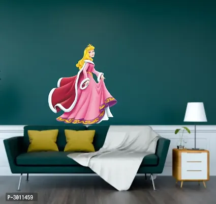 Beautiful Princess Wall Sticker (45 cm X 38 cm)