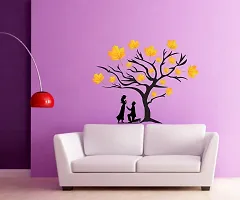 Wall Sticker Loving Couple Under A Tree Decorative Wall Sticker(48 cm X  61)-thumb3