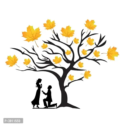 Wall Sticker Loving Couple Under A Tree Decorative Wall Sticker(48 cm X  61)-thumb2
