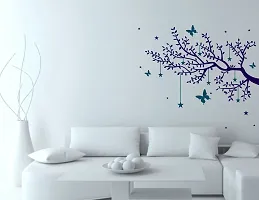 Wall Stickers | Wall Sticker For Living Room -Bedroom - Office - Home Hall Decor |Beautiful Tree 63 cmX 73 cm-thumb1