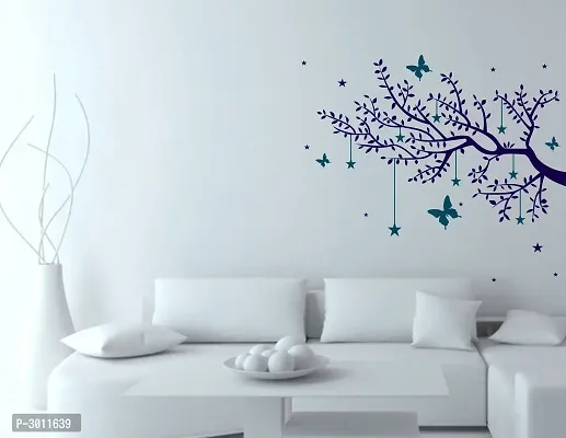 Wall Stickers | Wall Sticker For Living Room -Bedroom - Office - Home Hall Decor |Beautiful Tree 63 cmX 73 cm-thumb2