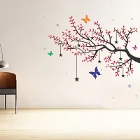 Wall Stickers | Wall Sticker For Living Room -Bedroom - Office - Home Hall Decor |Beautiful Decorative Tree 63 cmX 73 cm-thumb1