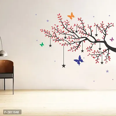 Wall Stickers | Wall Sticker For Living Room -Bedroom - Office - Home Hall Decor |Beautiful Decorative Tree 63 cmX 73 cm-thumb2