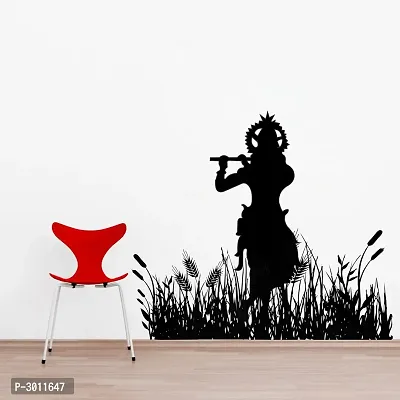 Wall Stickers | Wall Sticker For Living Room -Bedroom - Office - Home Hall Decor |Lord Krishna 86 cmX 99 cm-thumb2