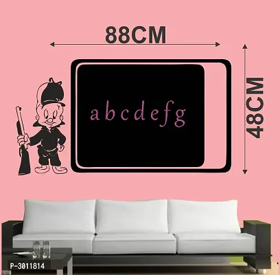 Chalkboard Sticker - Chalkboard Removable Blackboard Dust Free Wall Sticker - PVC Vinyl 20 cm X  38 cm-thumb3