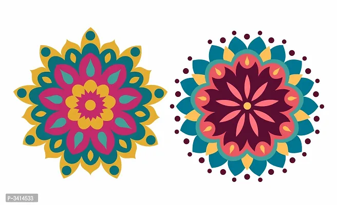 Diwali Special - Colourful Decorative Rangoli Sticker