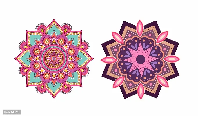 Diwali Special - Colourful Decorative Rangoli Sticker