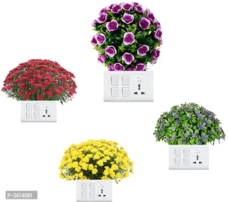 Beautiful Multi-Color Flowers Amazing Switch Board 6 Inch