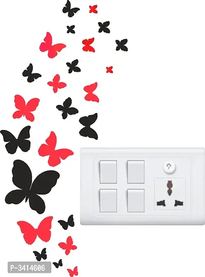 Cute couple and butterfly Light Switch 10 Inch