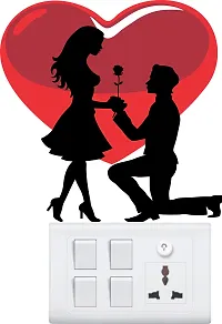 Cute couple and butterfly Light Switch 10 Inch-thumb1