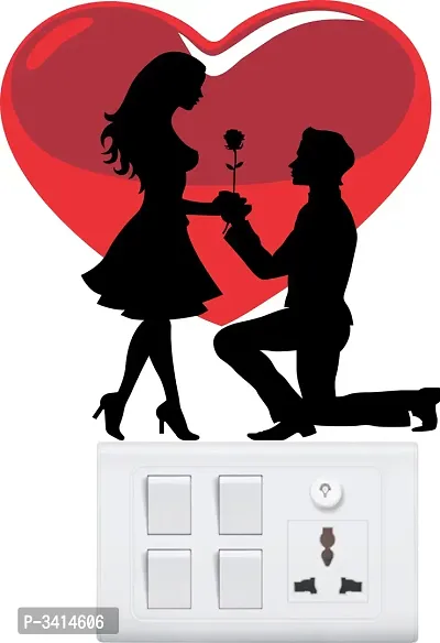 Cute couple and butterfly Light Switch 10 Inch-thumb2