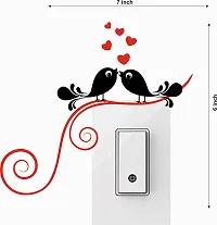 Cute Loving Coupels Switch Board Wall Sticker-thumb3