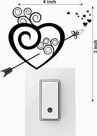 Cute Loving Coupels Switch Board Wall Sticker-thumb4