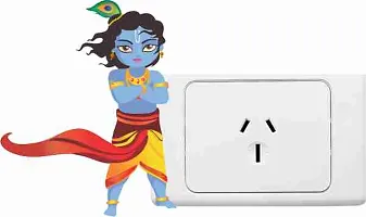 Bal Shree Krishna Switch Board Wall Sticker-thumb3