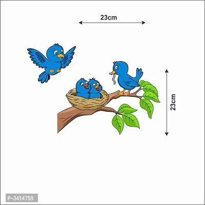 Colourful Birds Switch Board Wall Sticker-thumb5