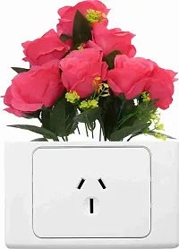 Colourful Flower Switch Board Wall Sticker-thumb1