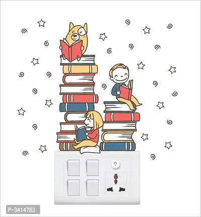 Kids Girl Boy Room Decoration Cartoon Study Children sticker Wall Stickers-thumb2