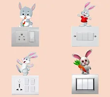 cute rabbits Wall Sticker Standard PVC Vinyl-thumb1