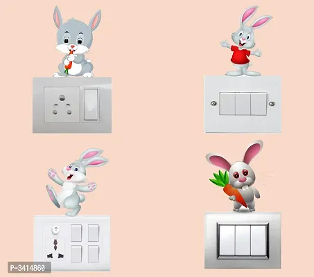 cute rabbits Wall Sticker Standard PVC Vinyl-thumb2