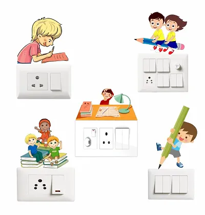 Multicolored Switch Panel Stickers