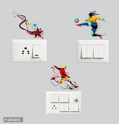 Switch Board Sticker -  Abstract Decorative Wall Decorative - Switch Panel Stickers-thumb2