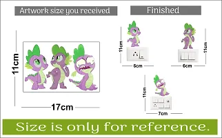 Switch Board Sticker - Decorative Cartoon Dinosaur Wall Decorative - Switch Panel Stickers-thumb2