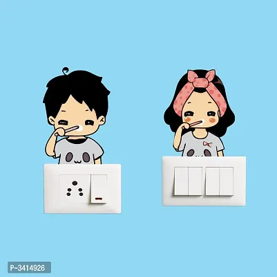 Switch Board Sticker - Decorative Brushing Kids Wall Decorative - Switch Panel Stickers-thumb2