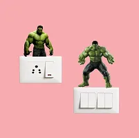 Switch Board Sticker - Decorative Angry Hulk Wall Decorative - Switch Panel Stickers-thumb1