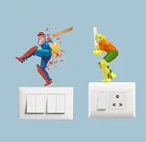 Switch Board Sticker - Decorative A Cricketer Wall Decorative - Switch Panel Stickers-thumb1