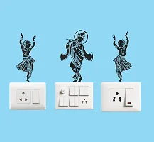 Switch Board Sticker - Decorative Lord Krishna Wall Decorative - Switch Panel Stickers-thumb1