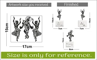 Switch Board Sticker - Decorative Lord Krishna Wall Decorative - Switch Panel Stickers-thumb2