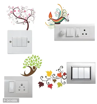 Switch Board Sticker - Decorative Lord Budha Wall Decorative - Switch Panel Stickers