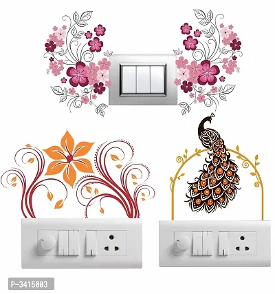Switch Board Sticker - Decorative Lord Budha Wall Decorative - Switch Panel Stickers-thumb0