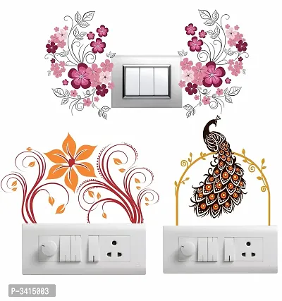 Switch Board Sticker - Decorative Lord Budha Wall Decorative - Switch Panel Stickers