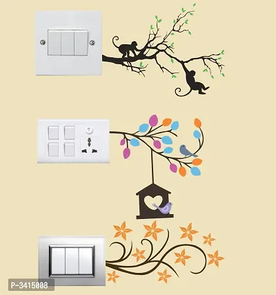 Switch Board Sticker - Decorative Lord Budha Wall Decorative - Switch Panel Stickers-thumb2