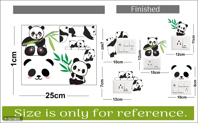 Cute Panda Switch Board Sticker-thumb3