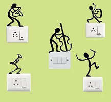 A man playing Musical instruments Switch Board Sticker-thumb1