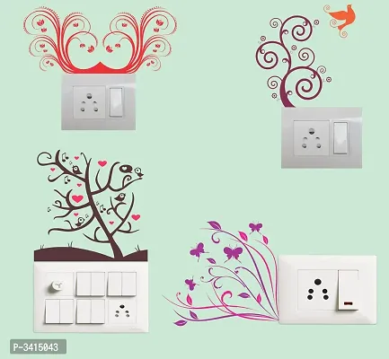 Beautiful Abstract Designs Switch Board Sticker-thumb2