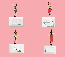 African Lady Switch Board Sticker-thumb1