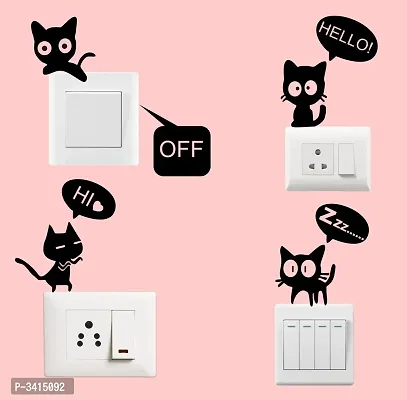 Cute Kitty Switch Board Sticker-thumb2