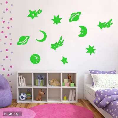 Night Glow - Radium Glow in The Dark - Night Glowing Wall Stickers-thumb2