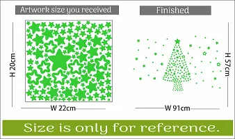 Chritsmas tree Night Glow - Radium Glow in The Dark - Night Glowing Wall Stickers-thumb3