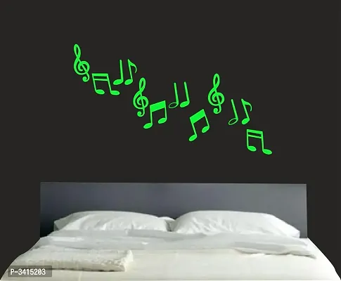 Music symbles Night Glow - Radium Glow in The Dark - Night Glowing Wall Stickers