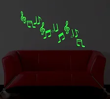 Music symbles Night Glow - Radium Glow in The Dark - Night Glowing Wall Stickers-thumb1