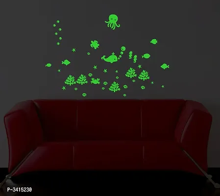 Night Glow - Radium Glow in The Dark - Night Glowing Wall Stickers