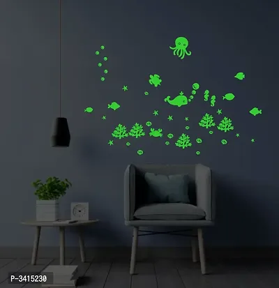 Night Glow - Radium Glow in The Dark - Night Glowing Wall Stickers-thumb2